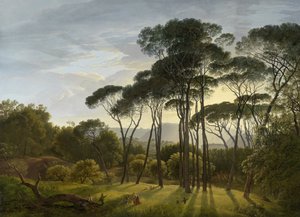 Italian Landscape with Umbrella Pines, 1807